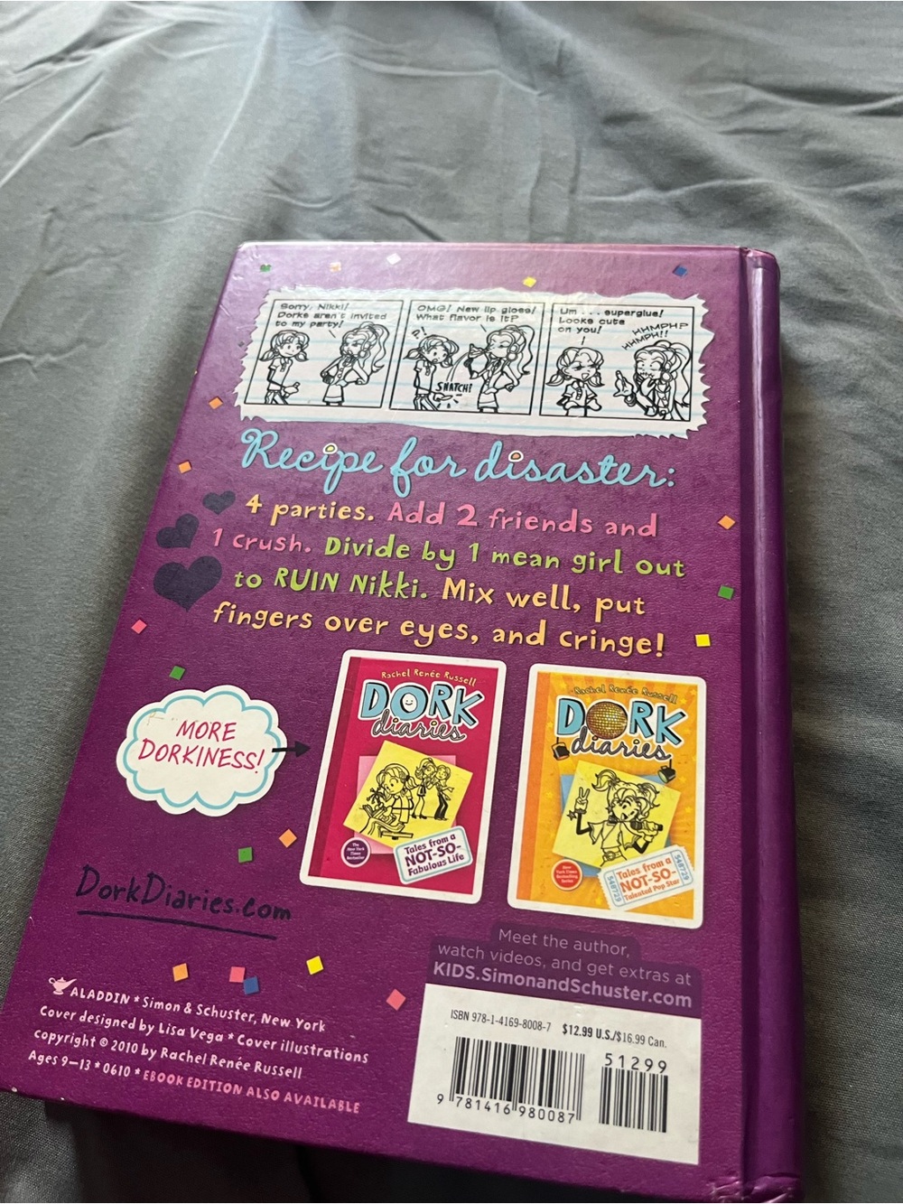 MONSTER HIGH Books & Dork diaries Book